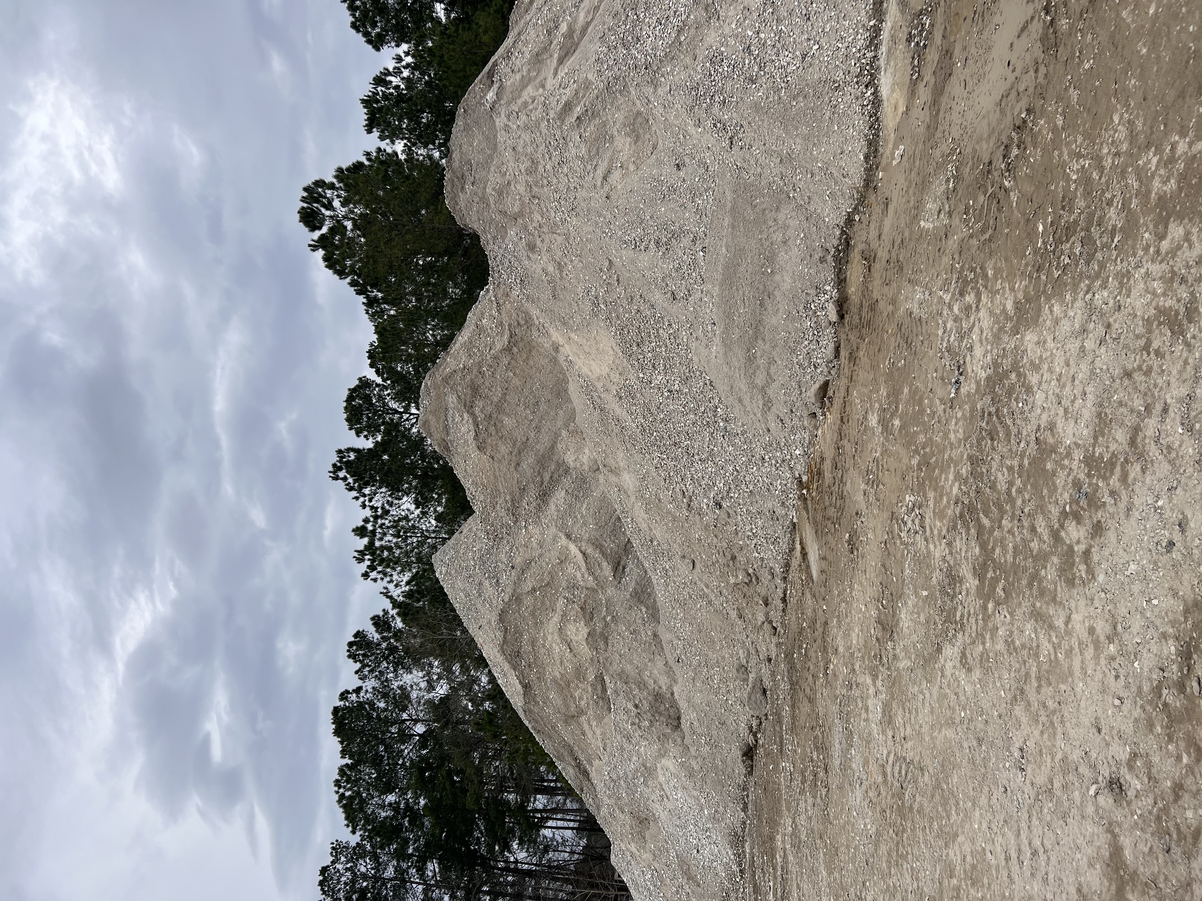 Recycled concrete aggregate at ReTIREd’s facility